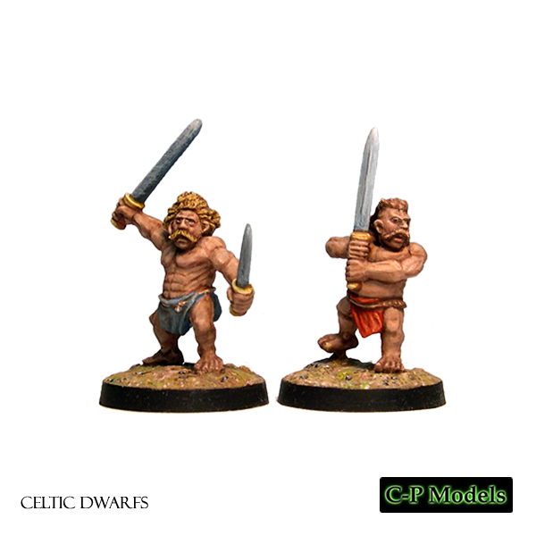 Celtic Dwarf berserkers with swords